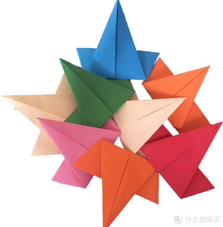 漂亮的8角星星折纸还原，一学就会