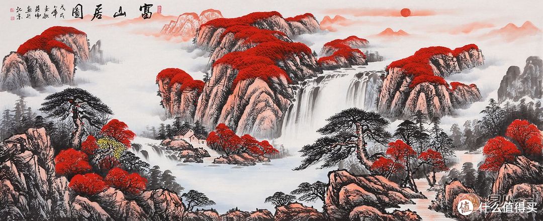 过节不送礼？过节送礼就要送它——国画山水画！