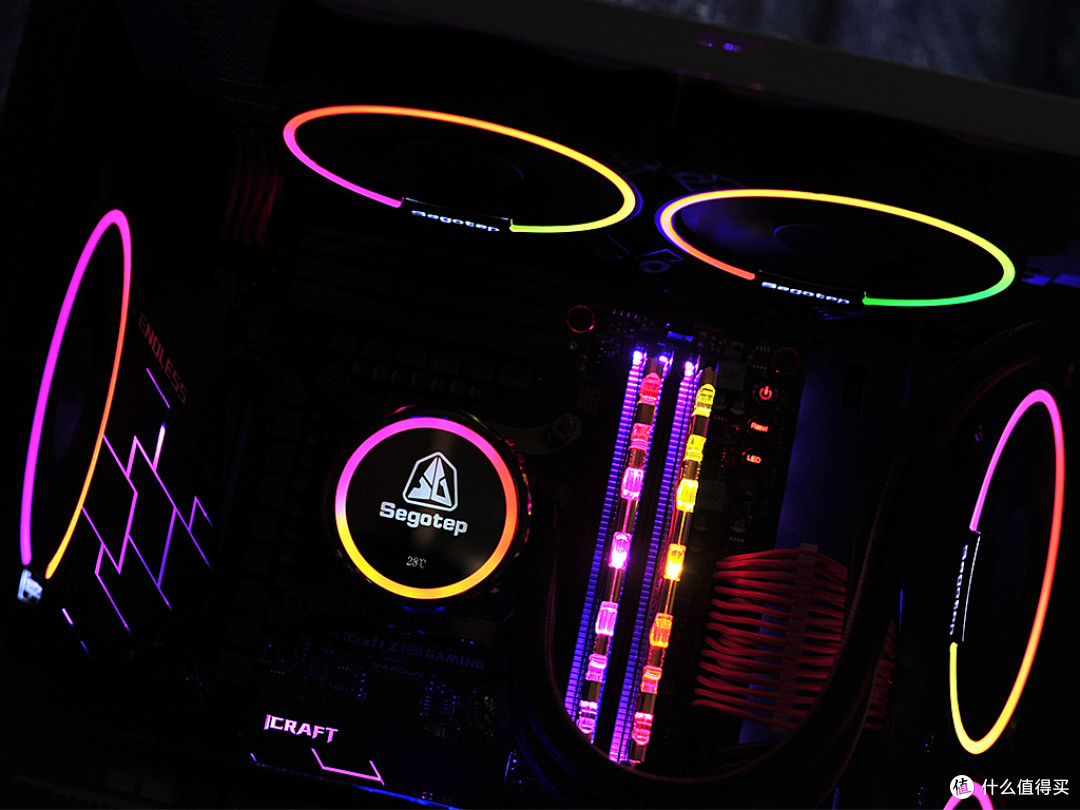 用9700K+Z390新主机来迎接元旦,除了CPU全都有光