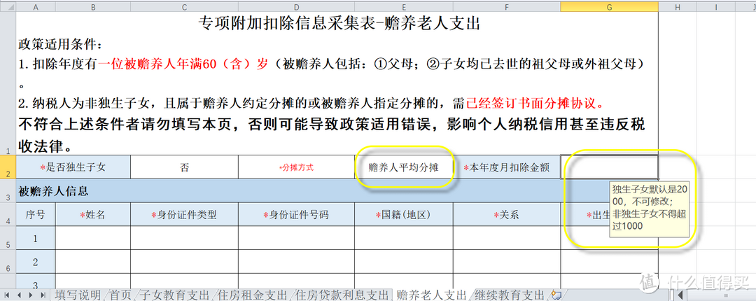 方法二电子模板中的填报选项和引导、提示