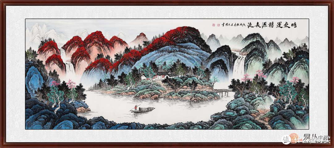 办公室字画怎么选择合适的 国画山水画独具特点