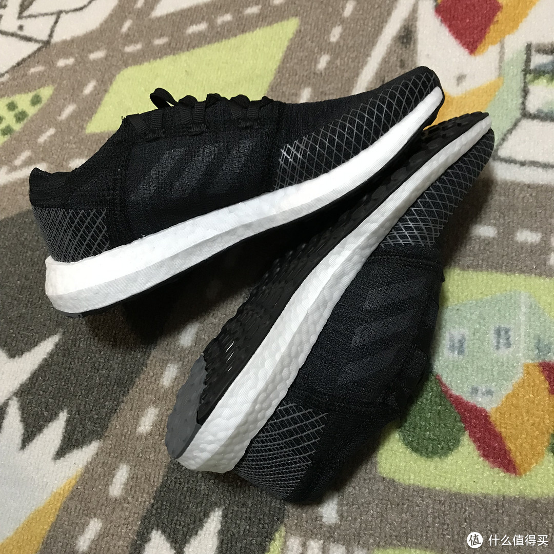 200多块买全掌boost！Adidas PureBOOST GO跑鞋