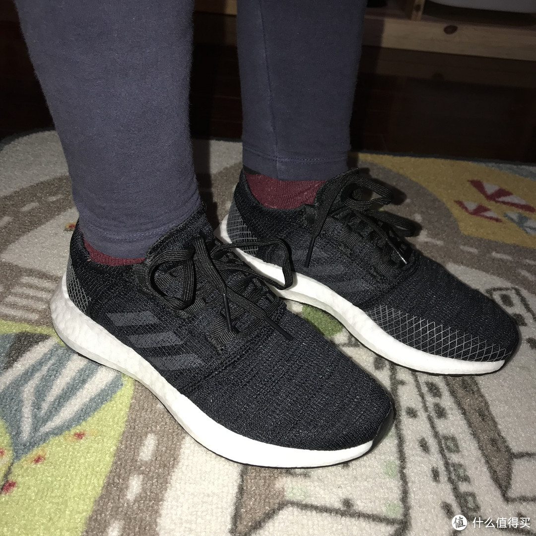 200多块买全掌boost！Adidas PureBOOST GO跑鞋