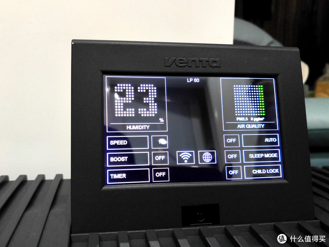 静音节能，便捷吸霾——Venta文塔 Luftreiniger LP60 wifi 空气净化器