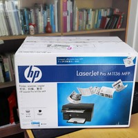 惠普 LaserJet Pro M1136 黑白激光一体机使用总结(价格|功能)