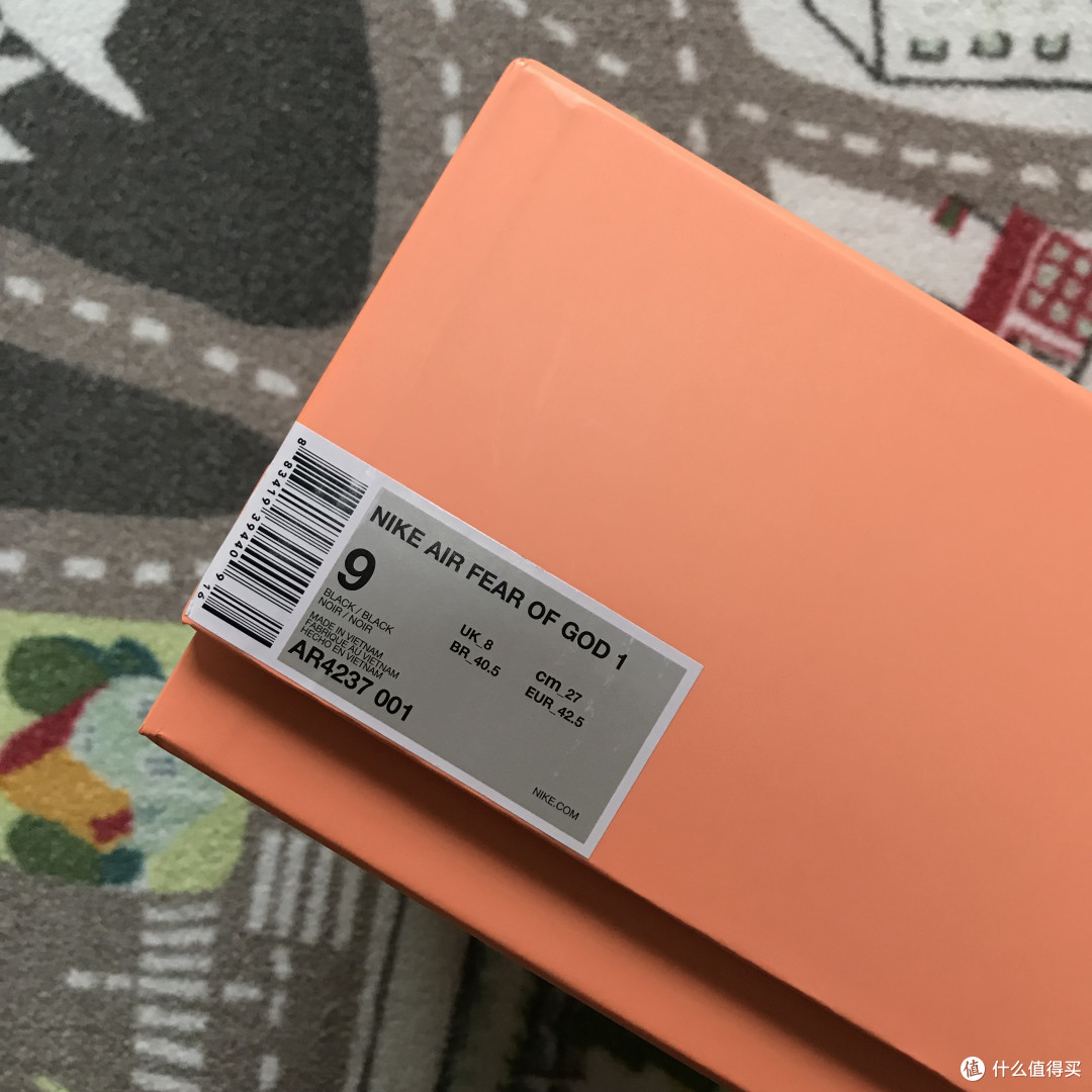 2018年度鞋王!Nike Air Fear of God 1