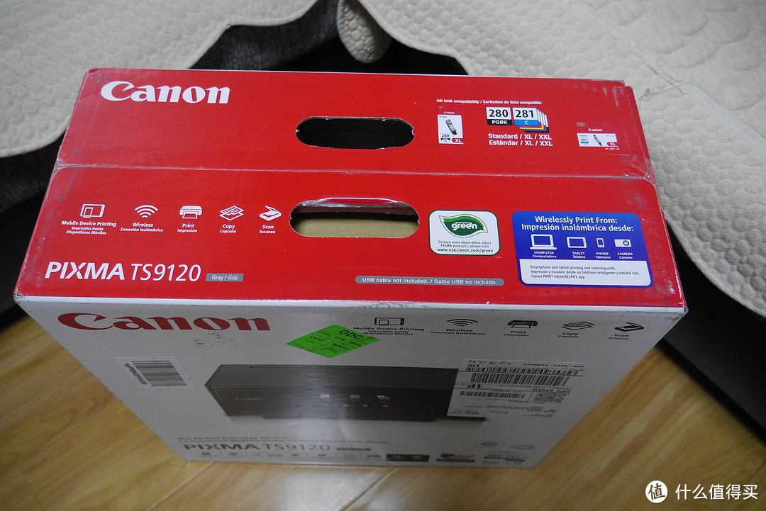 坚持了三天的绝对值： Canon 佳能 TS9120开箱