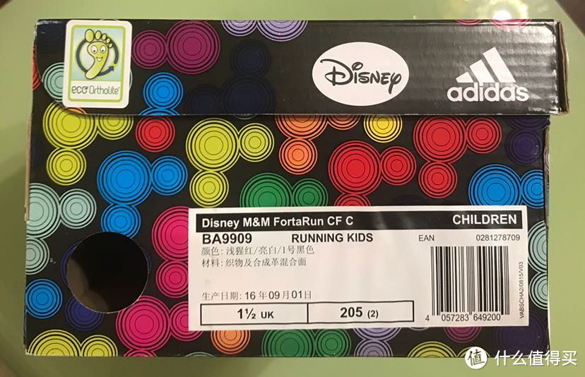 adidas Disney M&M FortaRun儿童运动鞋开箱