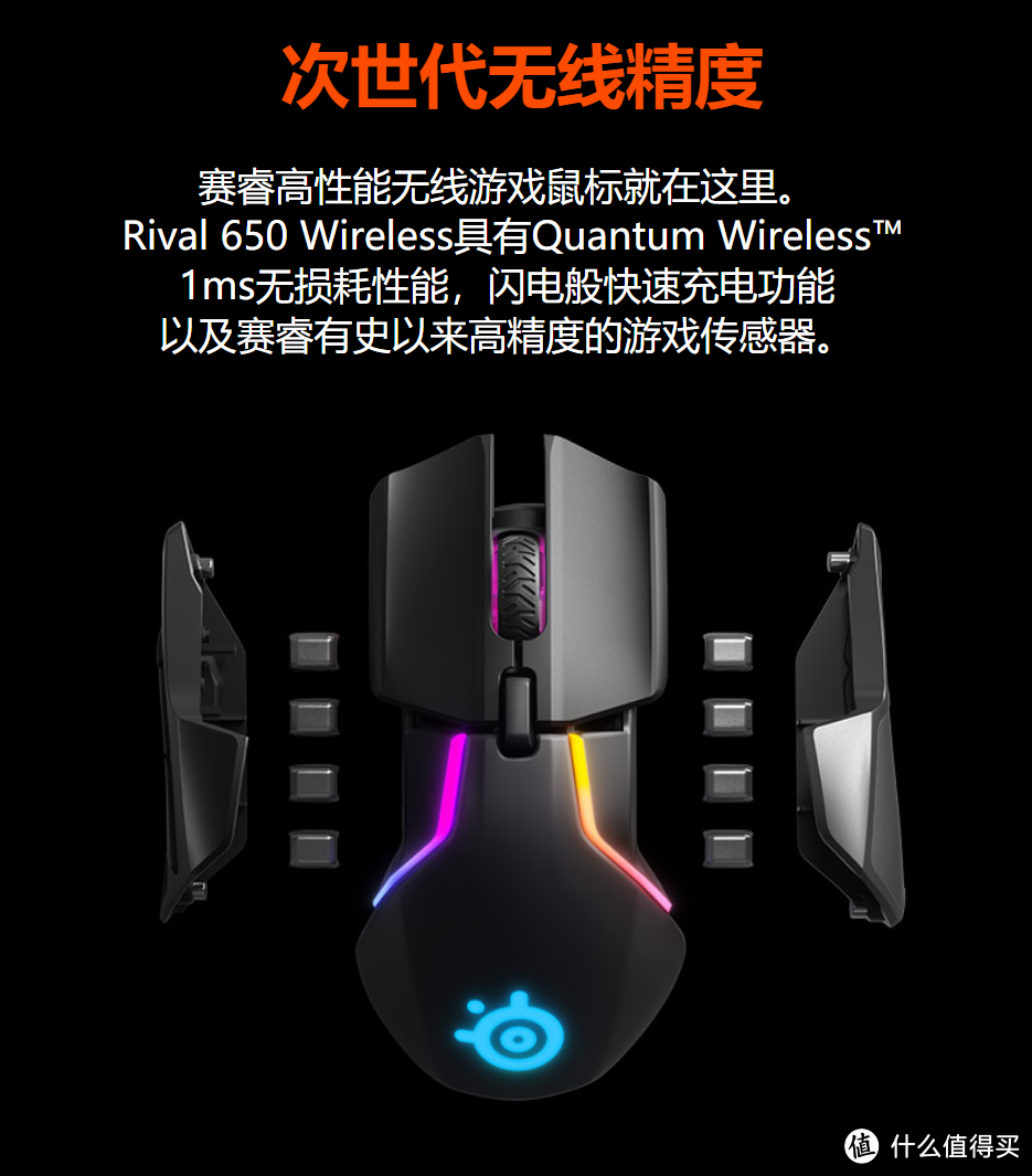 迟来的无线旗舰还能搅动风云么？赛睿Rival 650游戏鼠标完全体验