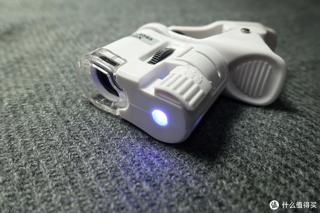 90 包邮 迷你手机显微镜 60倍电池款