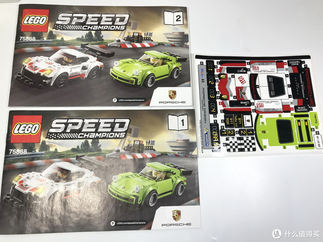 LEGO 乐高 拼拼乐 篇202：超级赛车系列 75888 保时捷 911 RSR和 911 Turbo 3.0