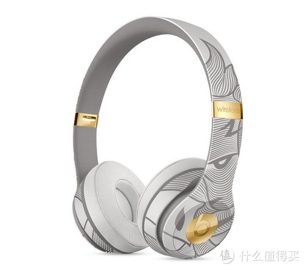 独特猪年图案：Beats Solo3 Wireless 新春特别版（银翼灰）耳机 开卖