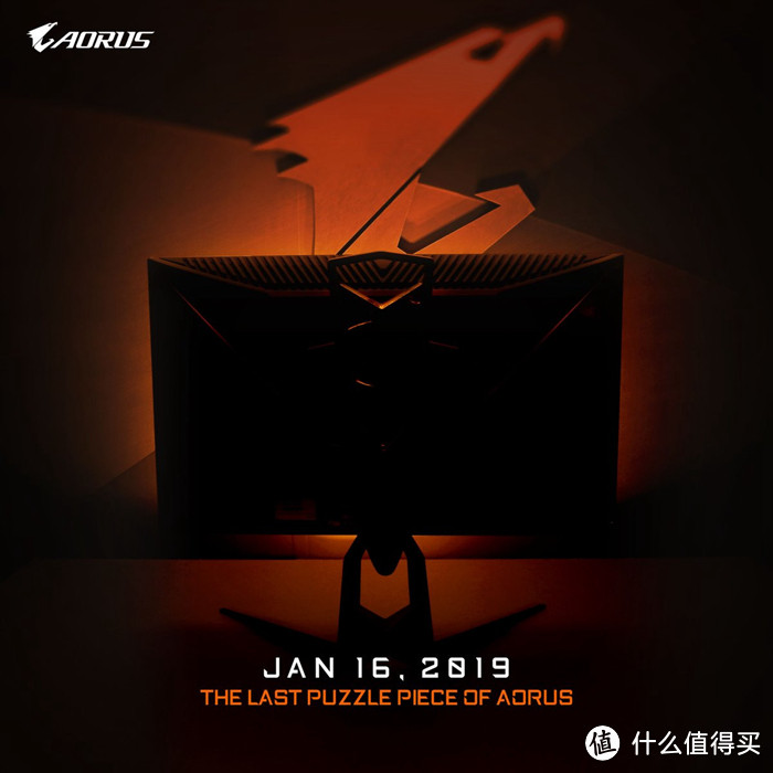 10bit 2K IPS面板：GIGABYTE 技嘉 即将发布 Aorus 猎鹰 首款电竞显示器