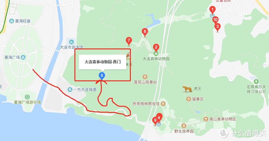 西门在这个地方，碧海路大概金沙滩的位置，上山，就可以到了。