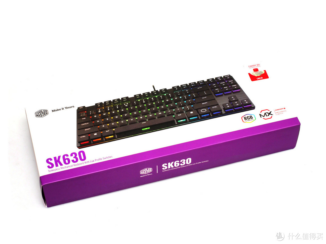 酷冷至尊 SK630 矮红轴RGB键盘