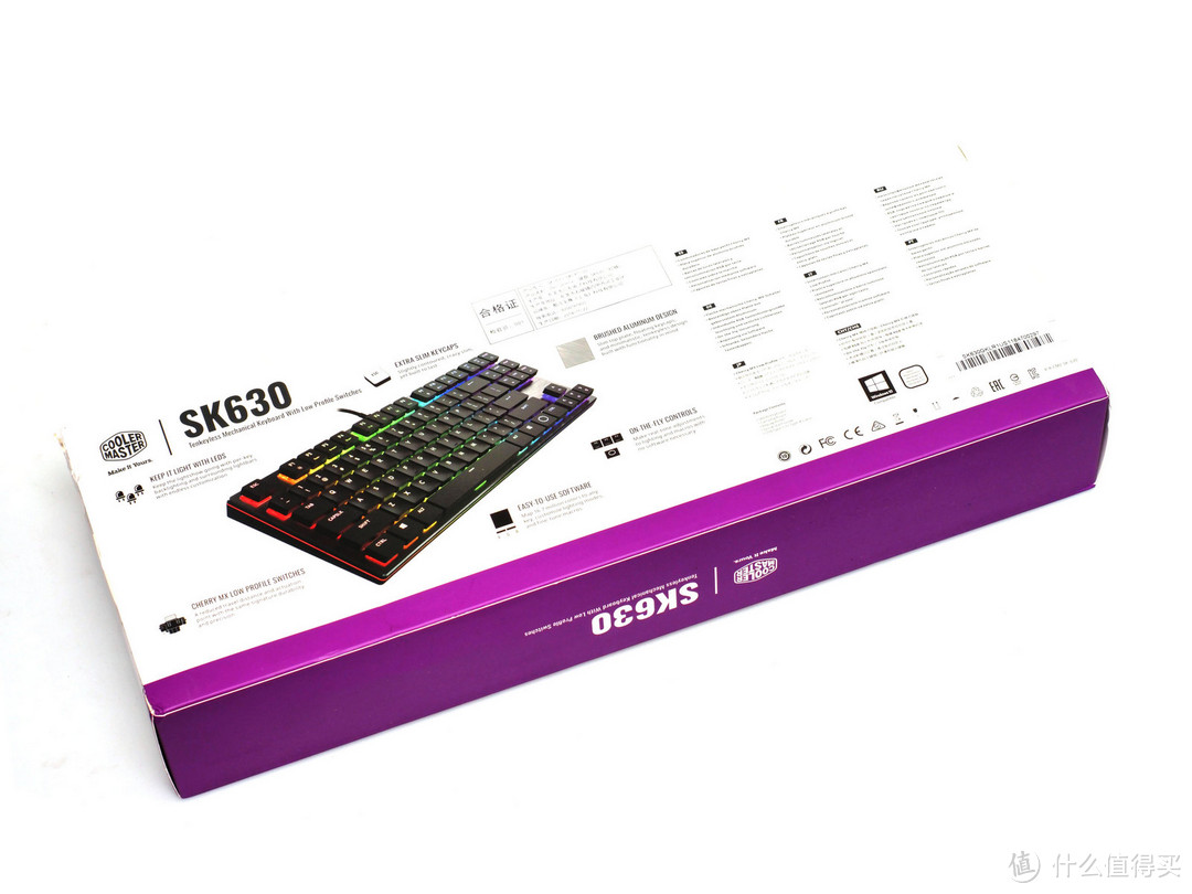 酷冷至尊 SK630 矮红轴RGB键盘