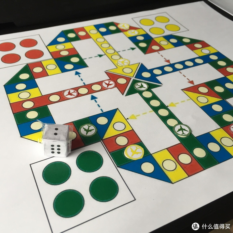 (△普通飞行棋棋盘，图片来自GOOGLE）