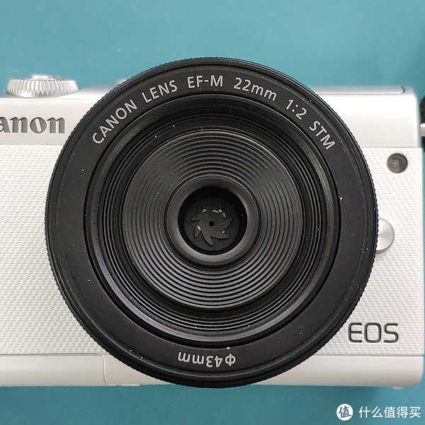 Canon 佳能EF-M 22mm F2 STM 定焦镜头外观展示】前组口|镜头_摘要频道_