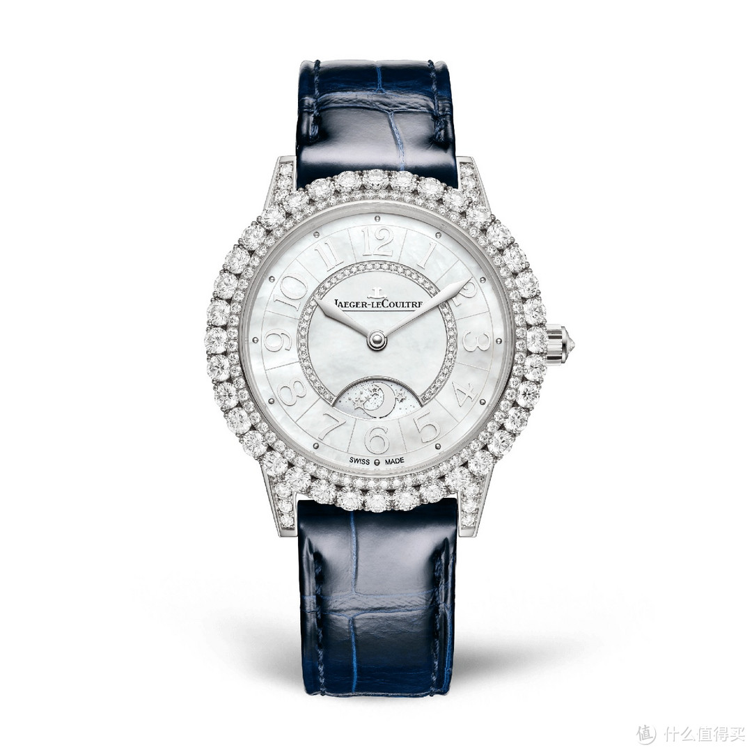约会系列日夜显示珠宝腕表，白金表壳，直径36毫米，中国大陆售价377,000(含税）