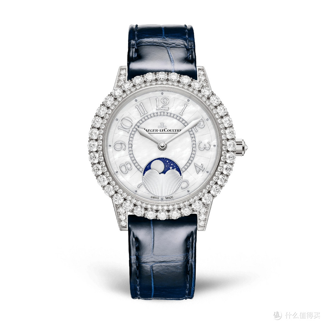 约会系列月相珠宝腕表 ，白金表壳，直径36毫米，中国大陆售价396,000(含税）