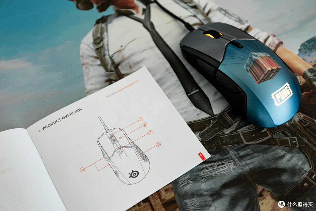 吃鸡精神股东的胜利日！赛睿 Rival 310 PUBG绝地求生限量版鼠标套装测评