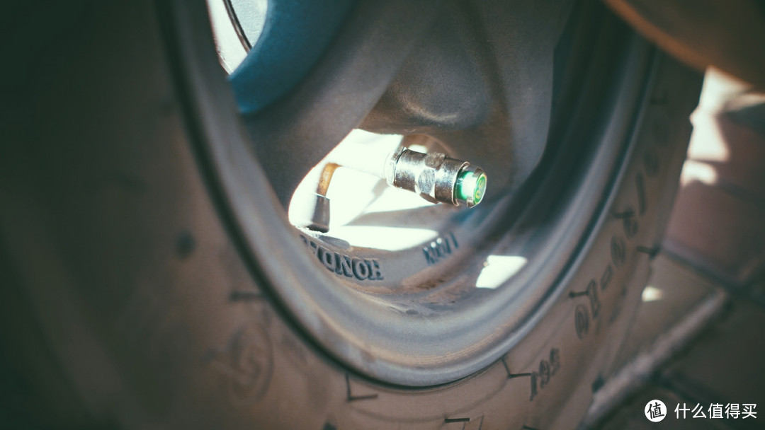 摩托车胎压监测好物分享：安伯特胎压监测气嘴盖