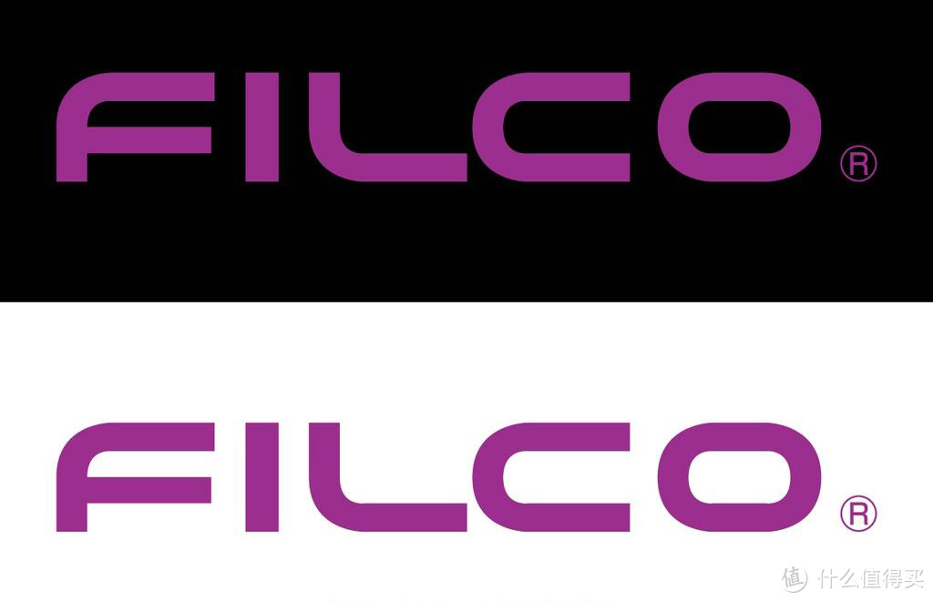filco标志是阿姨们钟爱的紫色..