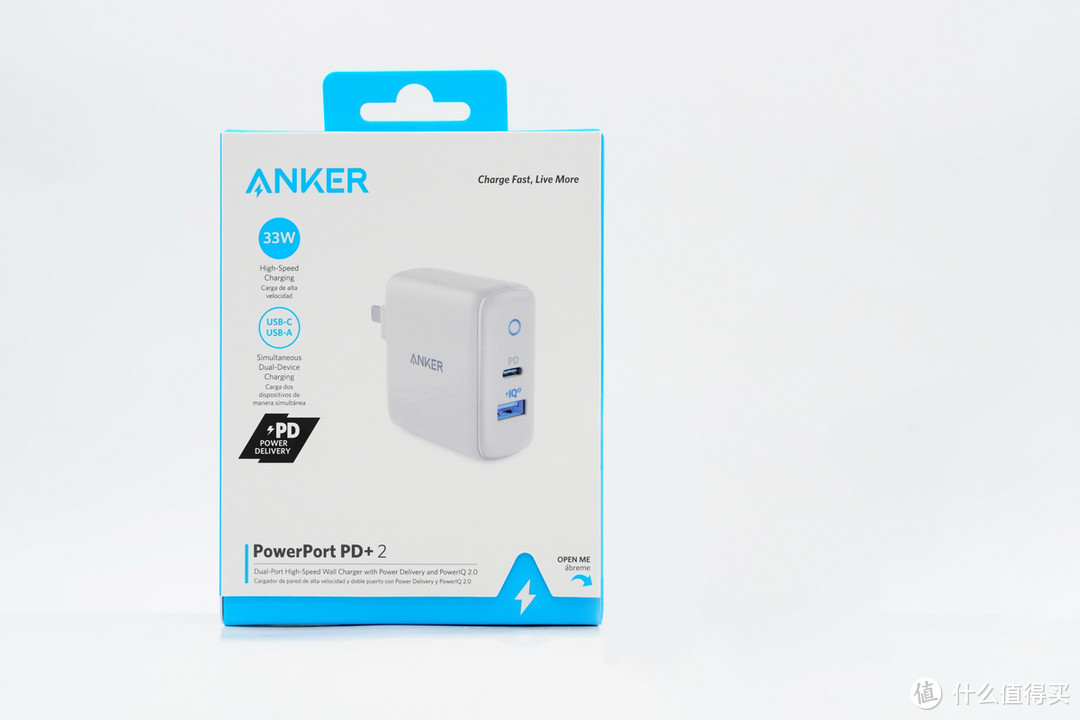 双口同时快充，ANKER PowerPort PD+2充电器（A2626）上手评测