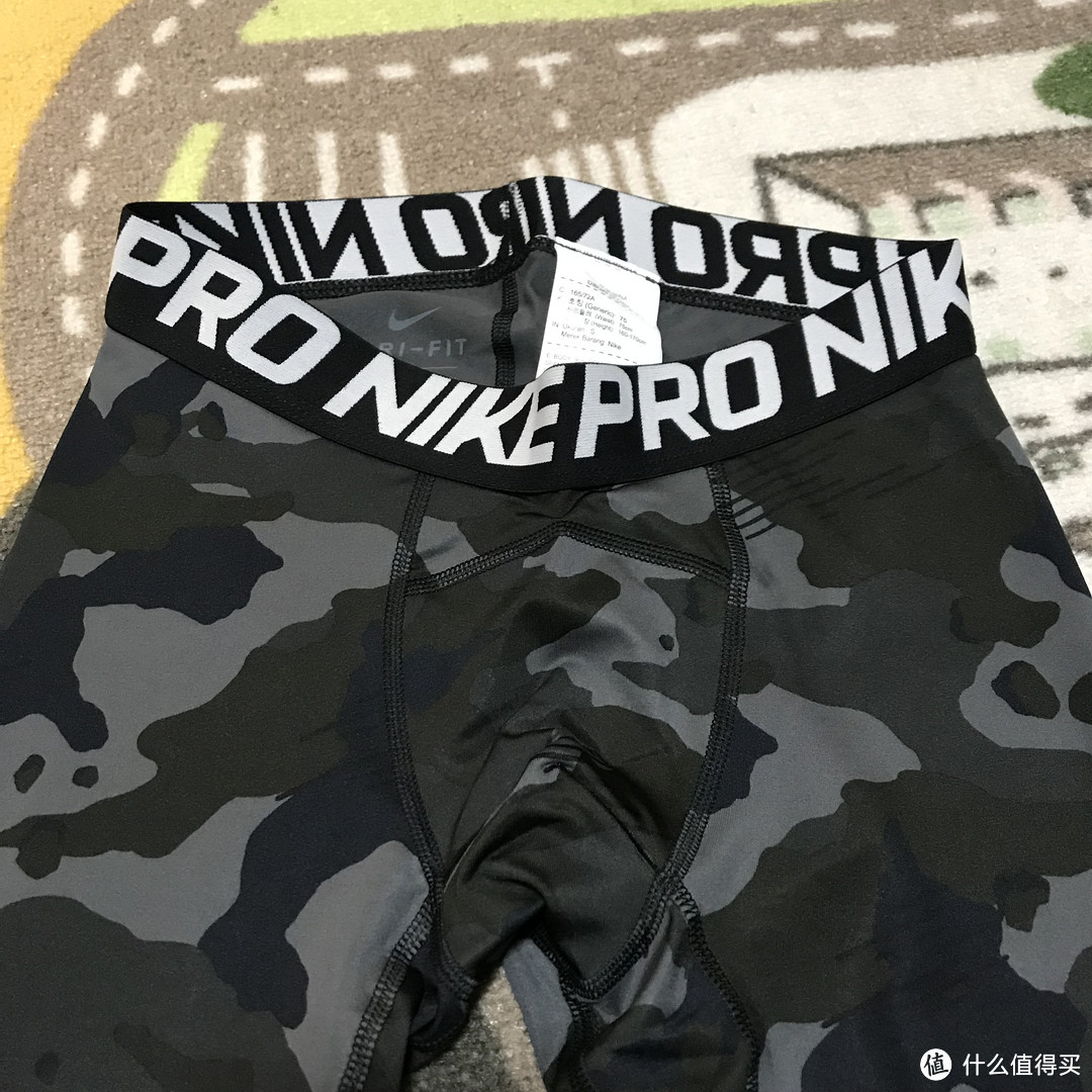 紧致支撑！Nike Pro Camo 3/4 男子训练紧身裤