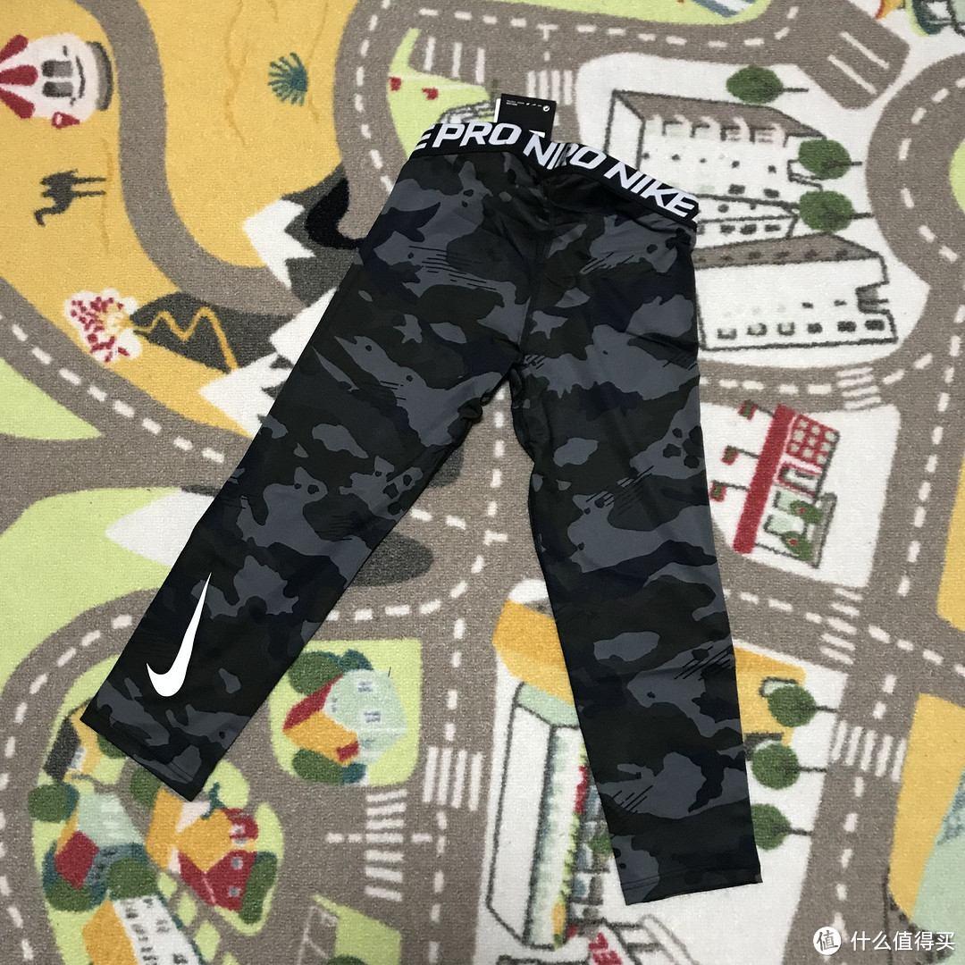 紧致支撑！Nike Pro Camo 3/4 男子训练紧身裤