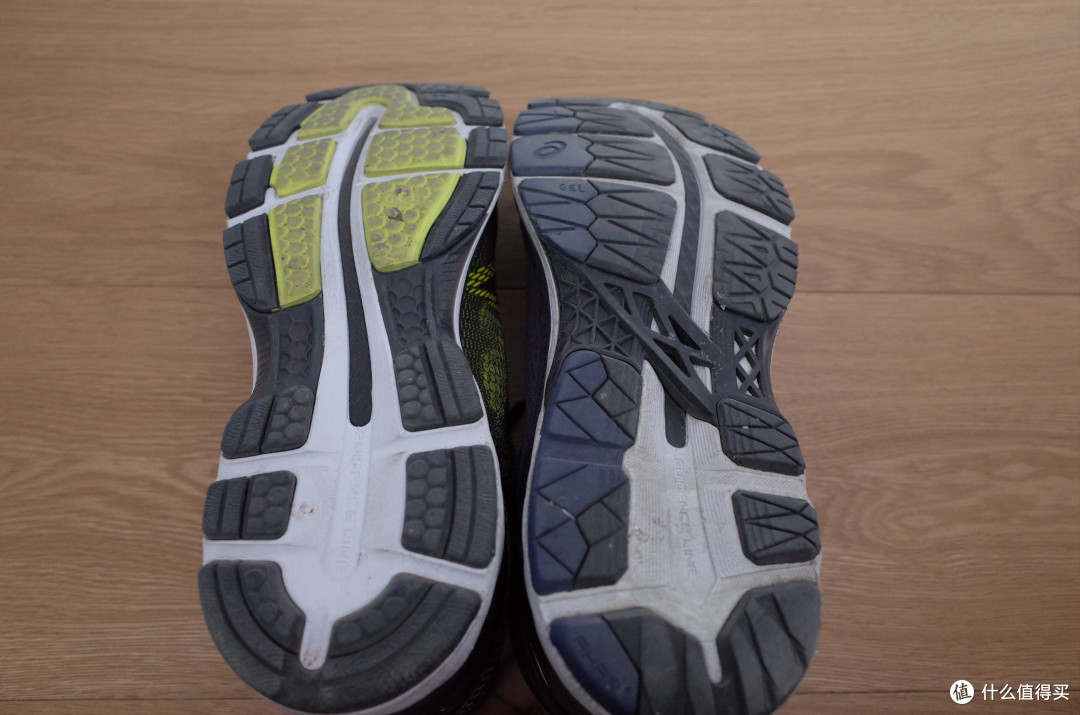 Asics kayano24与Nimbus20简单对比