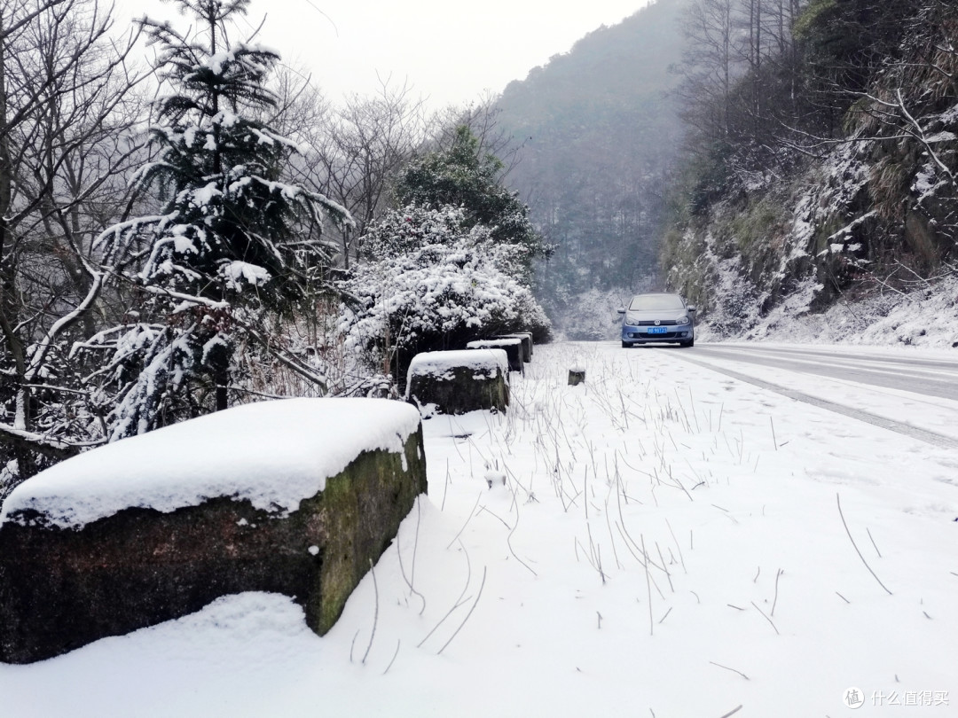 雪天时候,跑步路过二坡