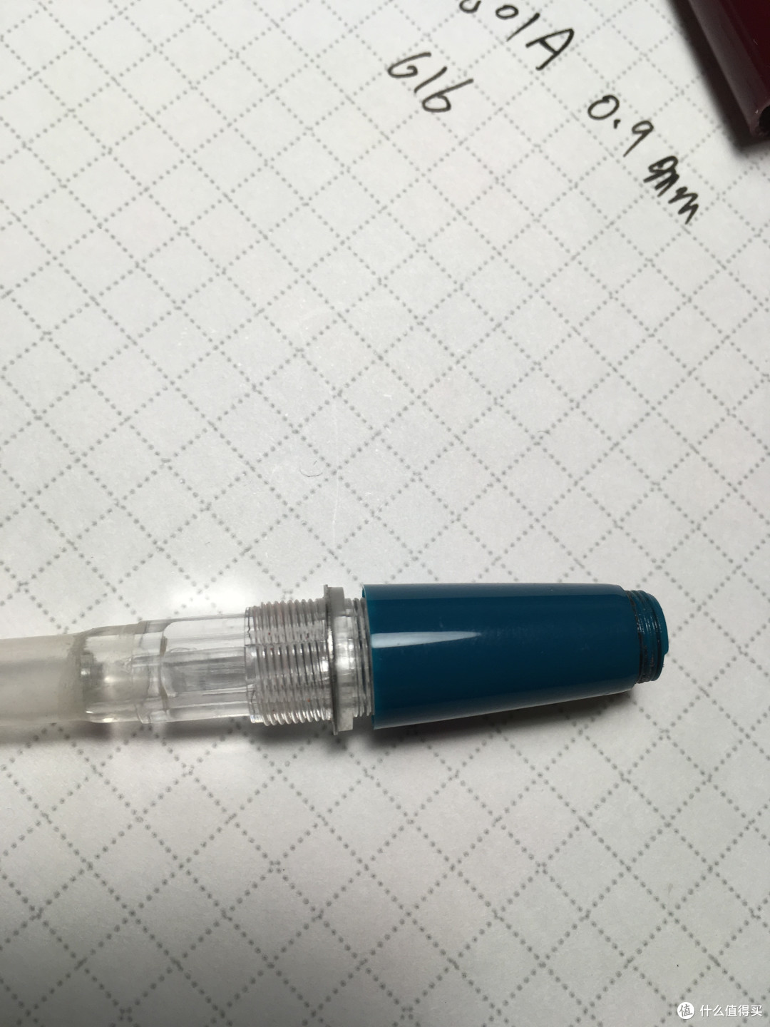 测量发现616的螺纹太深了,拿砂纸磨掉直到螺纹
