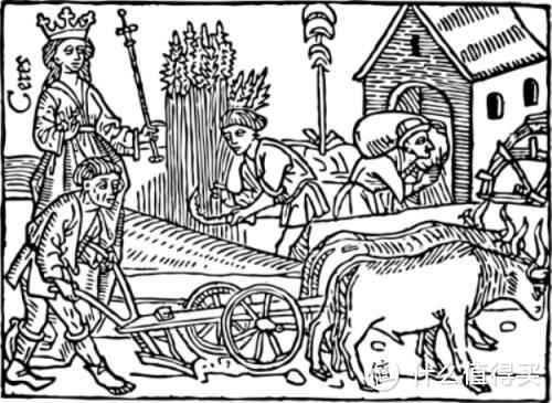这是中世纪的木版画，一般都是用来描述圣经故事。