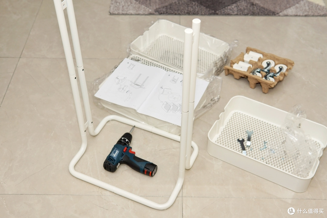 家居百变收纳,推车界里的“网红款”,宜家IKEA 拉斯克 手推车使用初体验