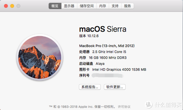 2012年的MBP