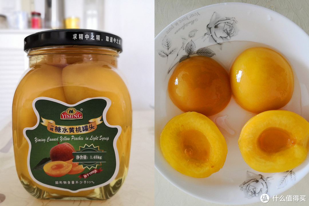北京一鸣的糖水黄桃罐头