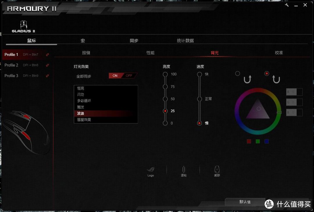 年轻人第一个败家之眼 华硕玩家国度 ROG Gladius II 鼠标