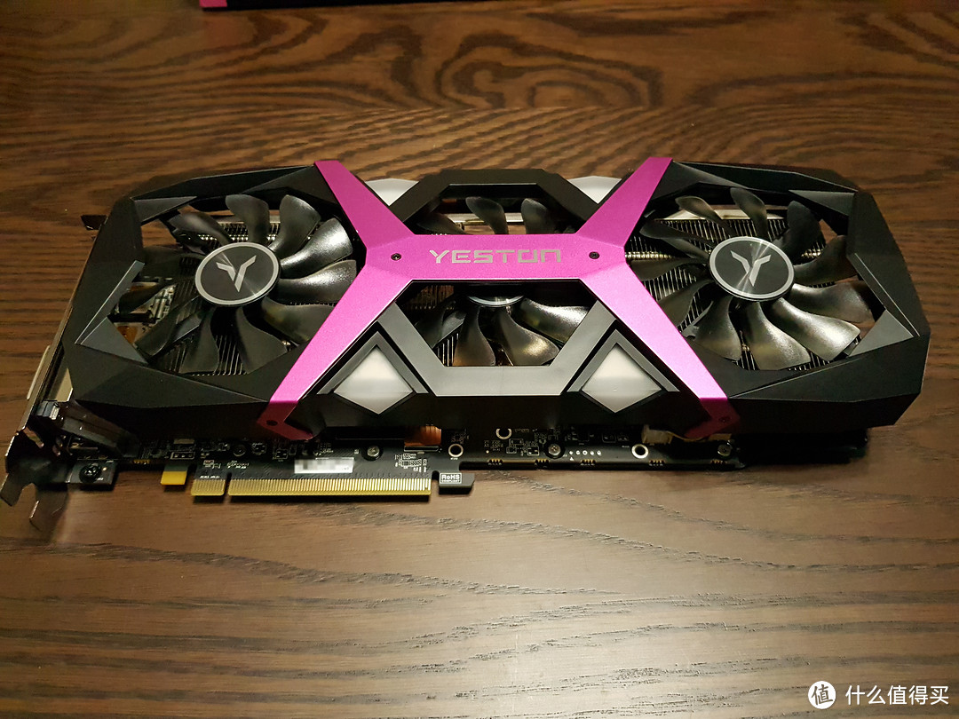 女装大佬 之 基佬粉紫+丁字裤衩 盈通 YESTON RX590 8G D5 游戏高手 显卡开箱