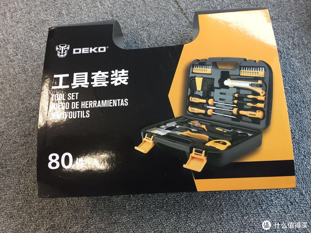 DEKO 80件套工具套装使用体验