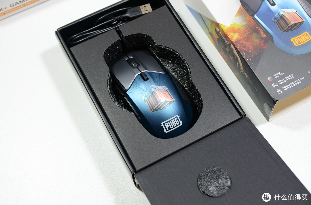 来自大妈的新年“狂欢”，SteelSeries 赛睿 Rival 310 PUBG绝地求生限量版鼠标+鼠标垫套装