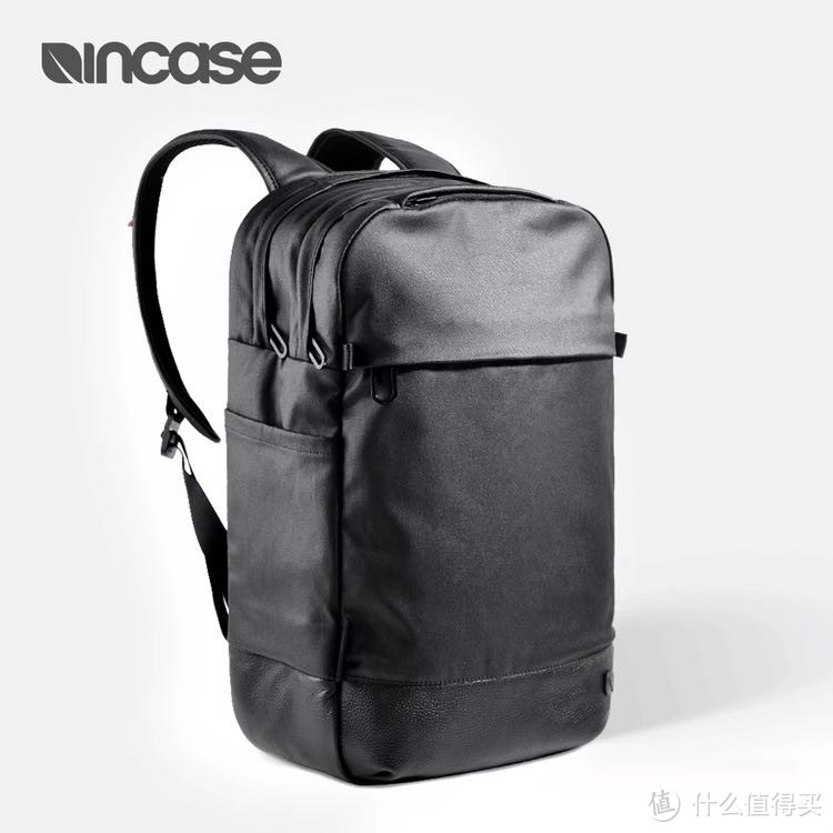 美国INCASE 真皮/涂层帆布 复刻经典15寸 苹果电脑 商务 双肩背包