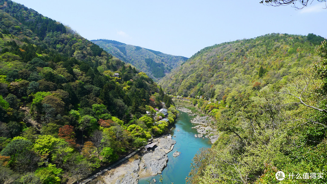 龟山公园远看保津川