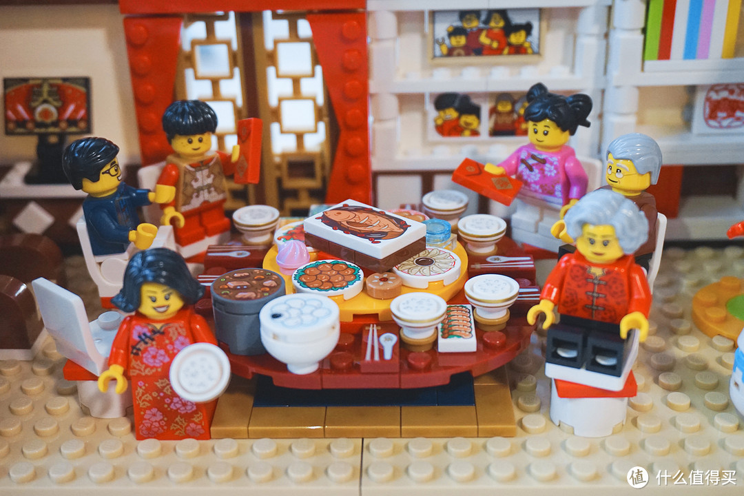 乐高LEGO 中国风春节限定 新年系列 80101年夜饭  动手玩