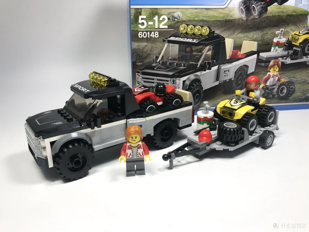 LEGO 乐高 拼拼乐 篇210:城市系列之 60148 全地形车赛车队
