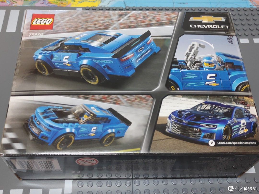 新零件,新玩法——LEGO 乐高 超级赛车系列 75891 雪佛兰科迈罗ZL1赛车 开箱