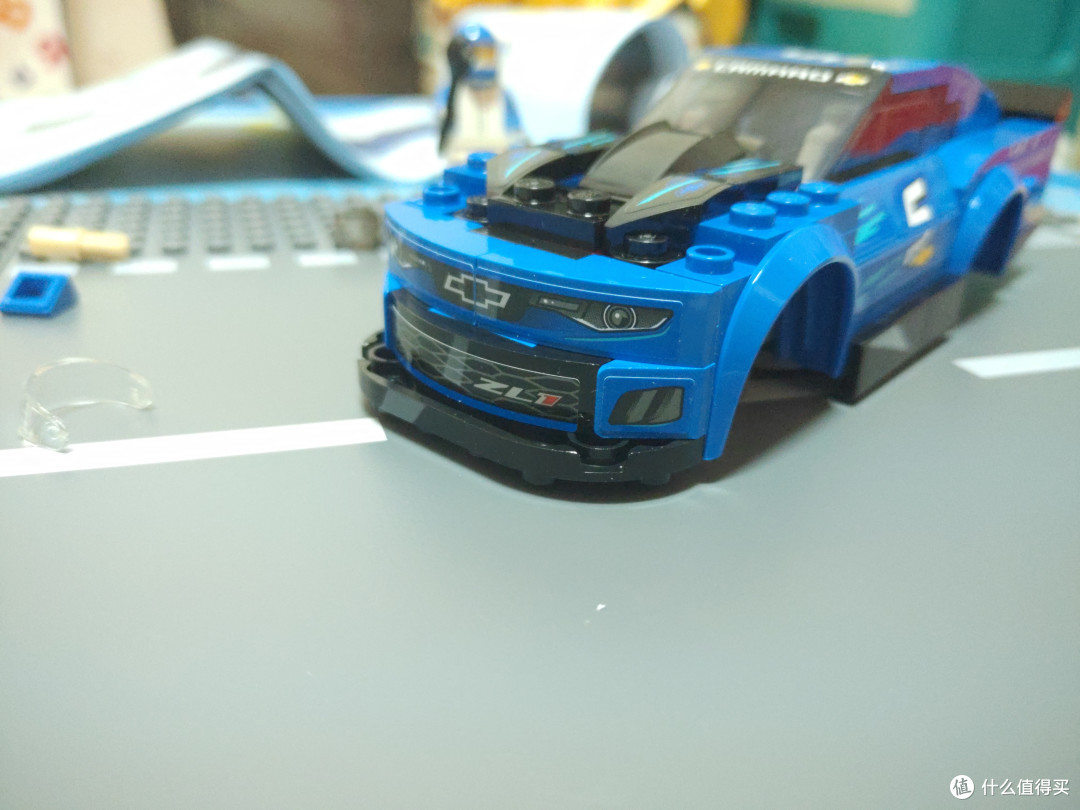 新零件,新玩法——LEGO 乐高 超级赛车系列 75891 雪佛兰科迈罗ZL1赛车 开箱