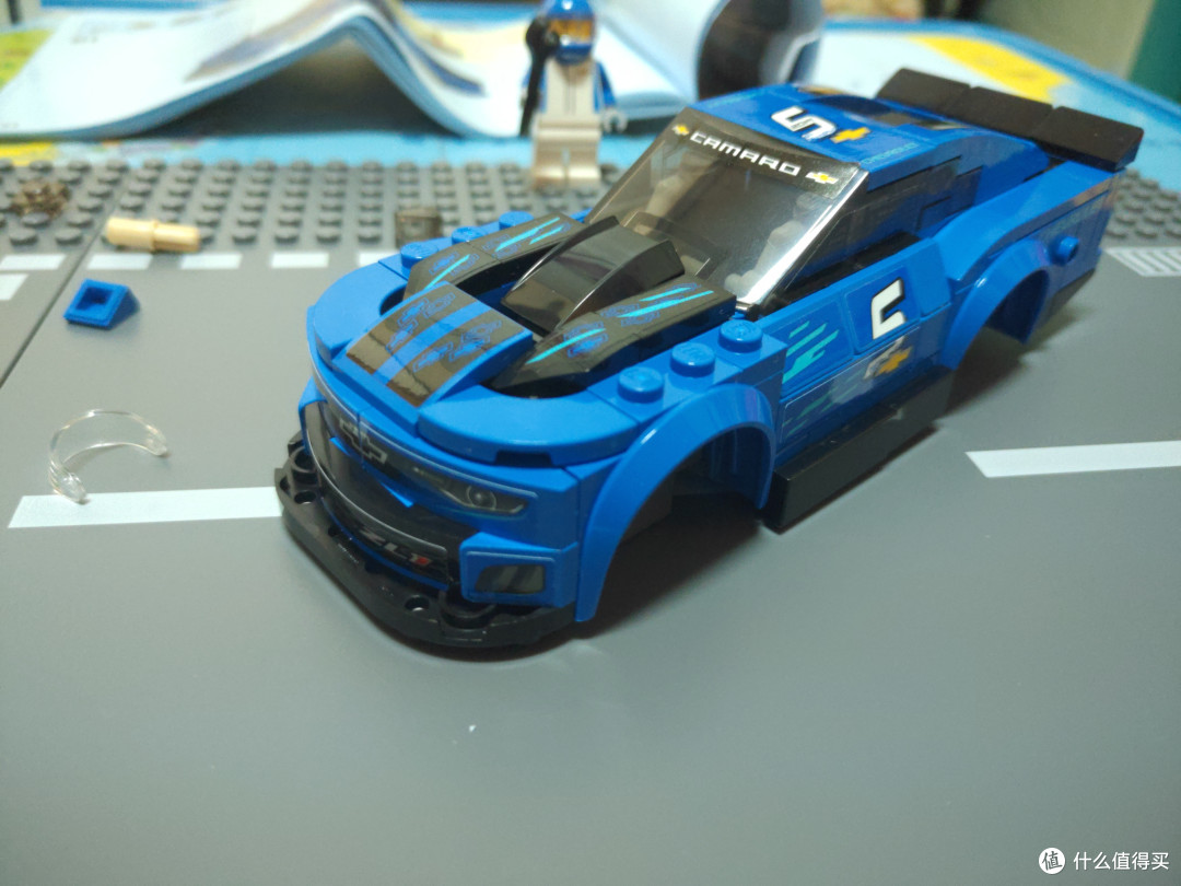 新零件,新玩法——LEGO 乐高 超级赛车系列 75891 雪佛兰科迈罗ZL1赛车 开箱