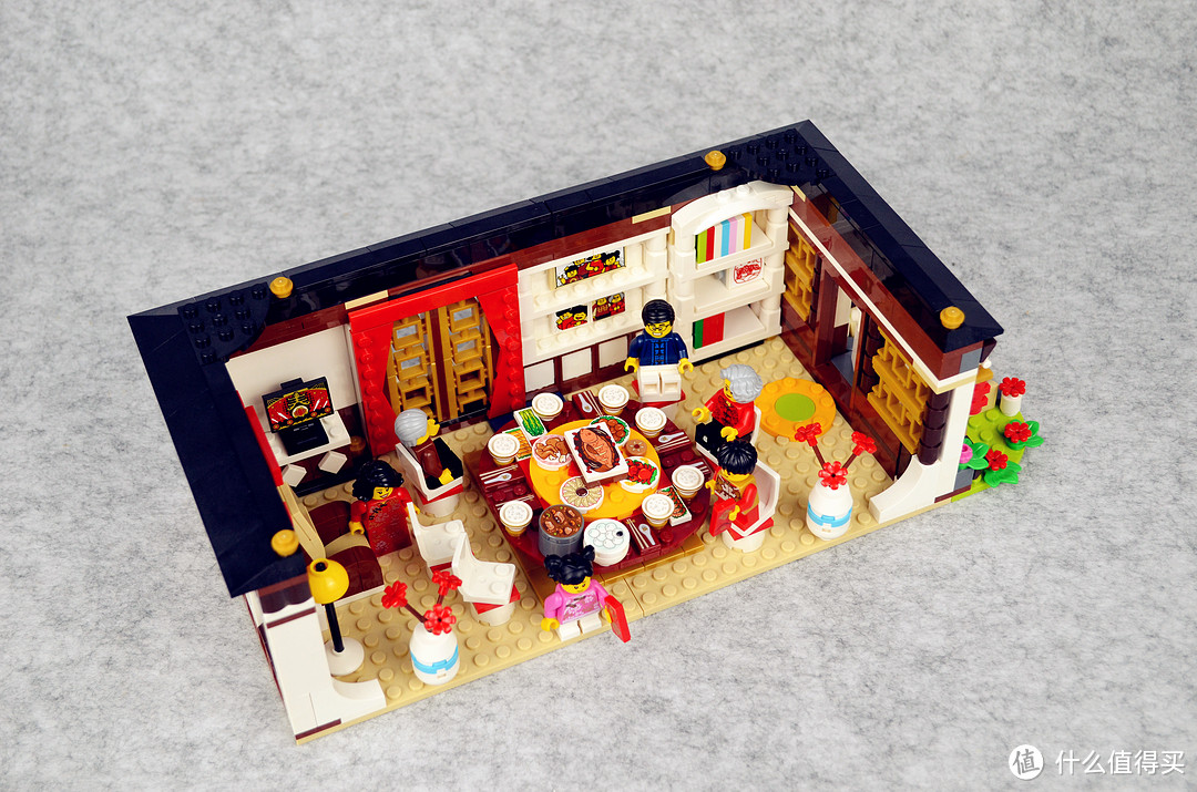 一年一次的年夜饭，乐高LEGO春节系列80101 年夜饭