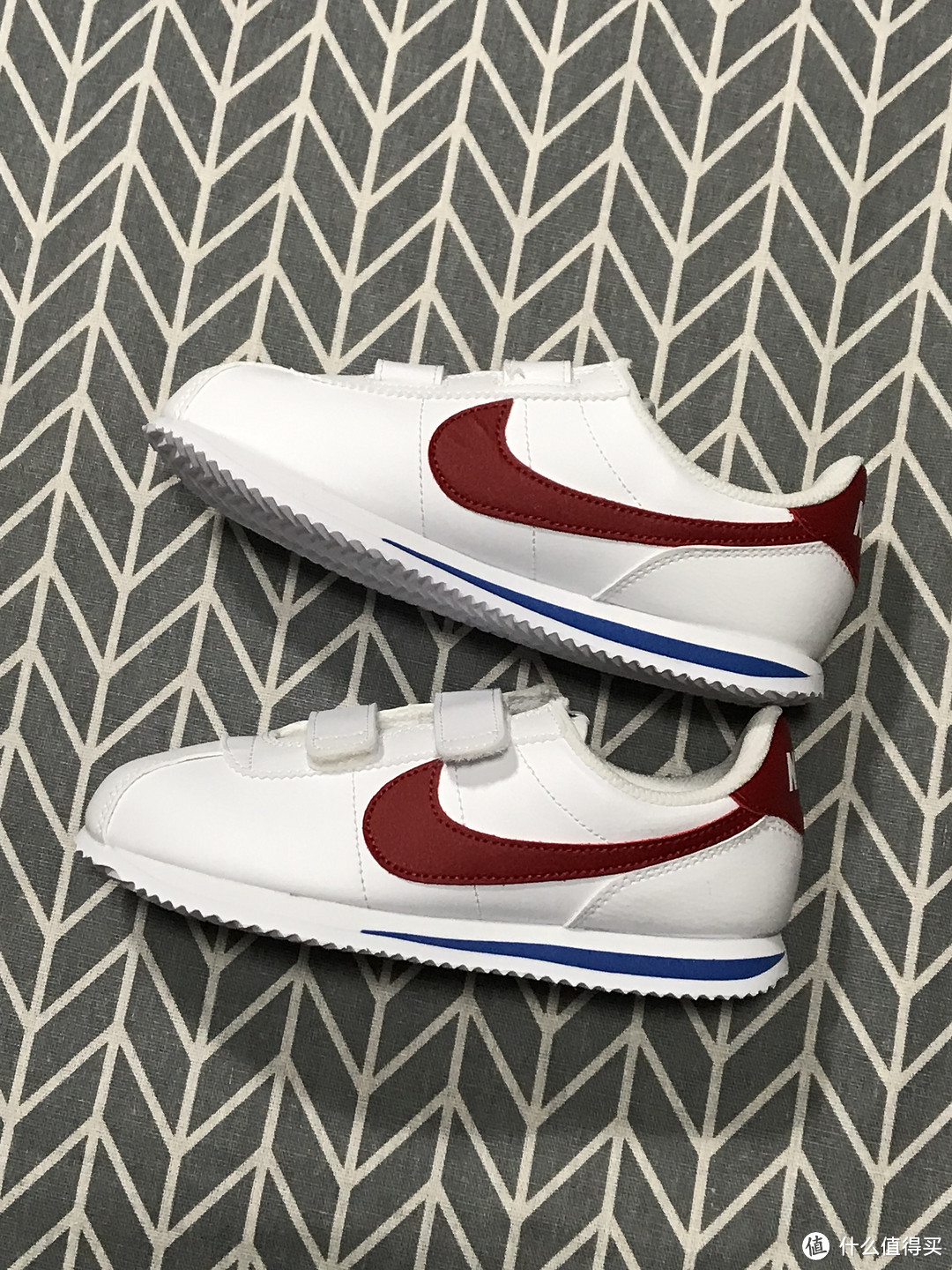 经典的阿甘鞋！NIKE Cortez Basic SL魔术贴童鞋